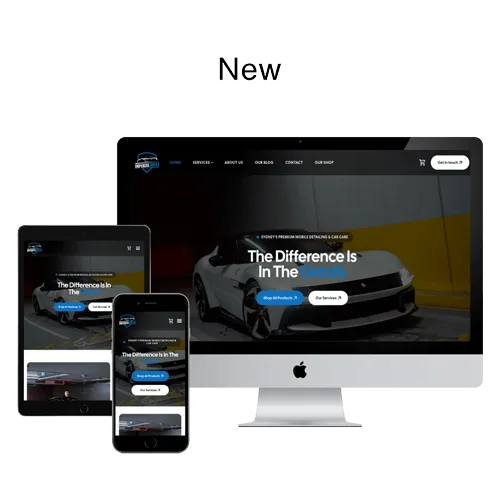 Imperial Shinez New Website Mockup