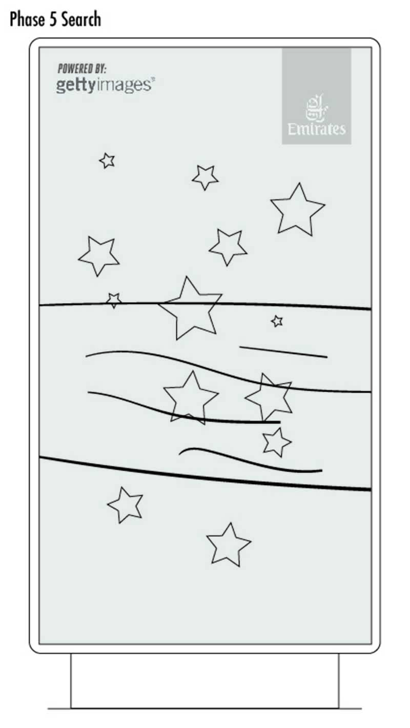 Doodle Destinations Phase 5 — Vision API searching the Emirates destination database to match the submitted sketch