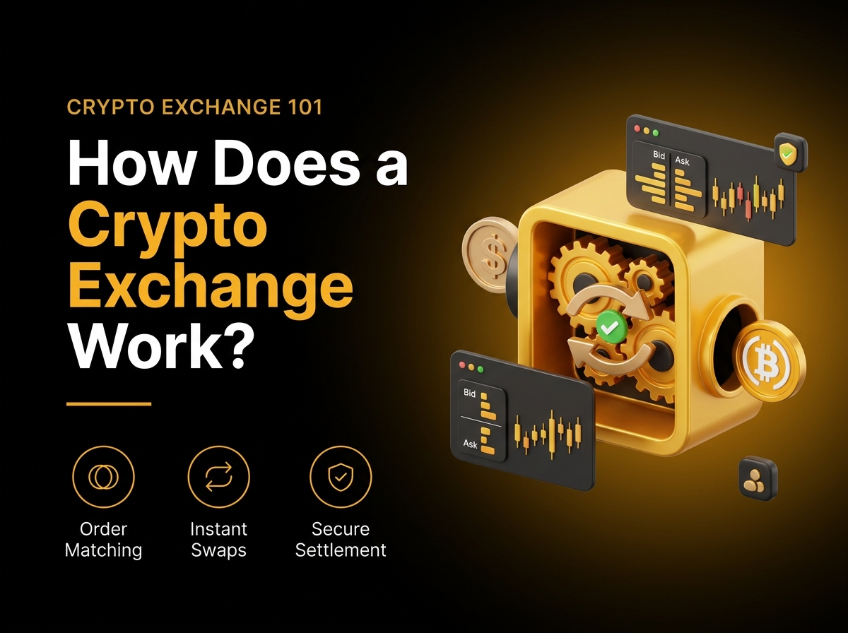 Header: how a crypto exchange works