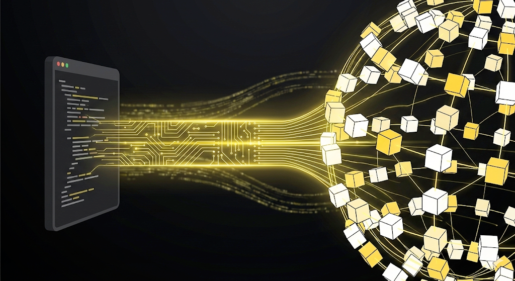 Header illustration: integrating a crypto payment API