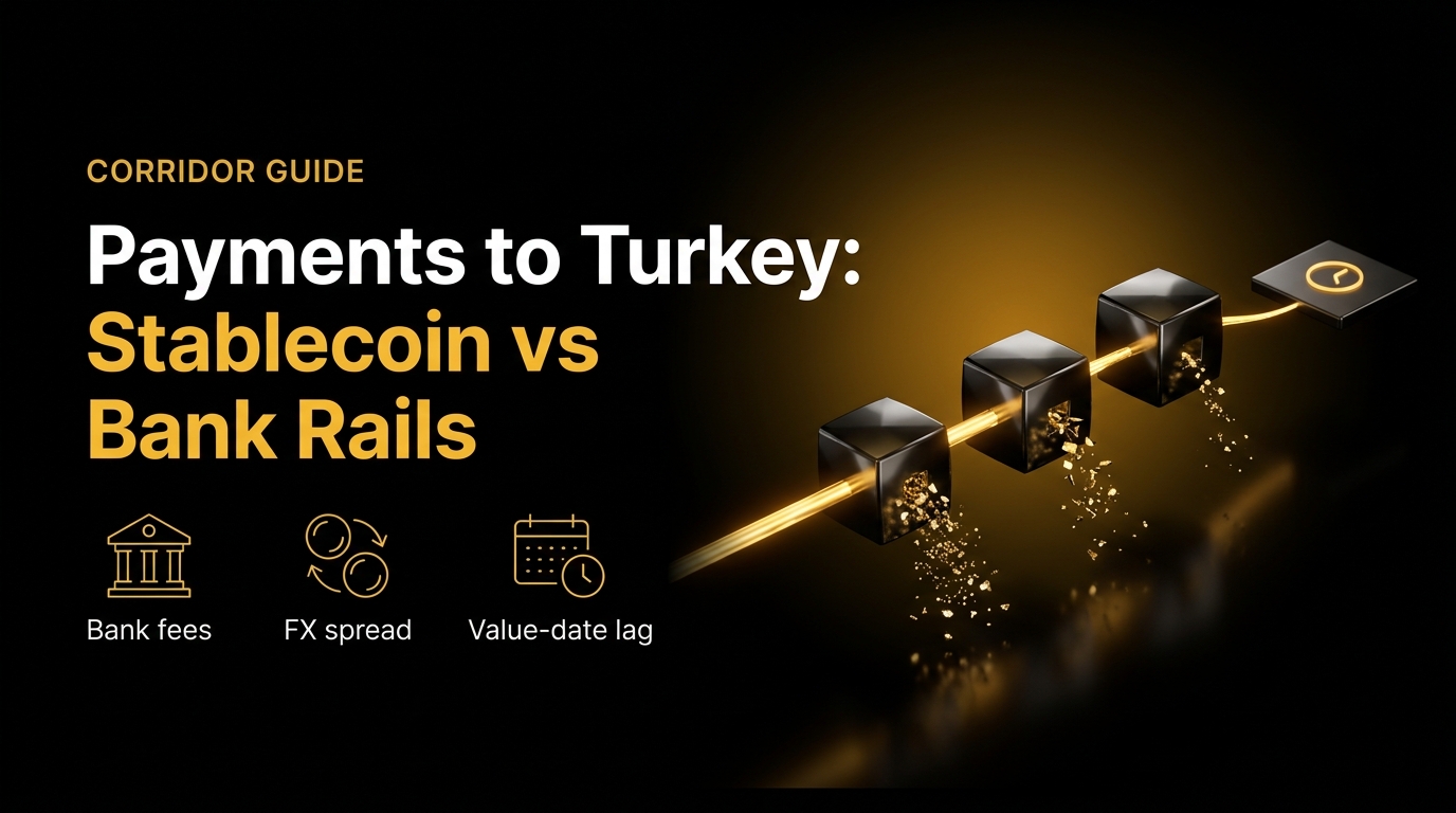 Where cost sits in a bank payment to Türkiye: sending fee, intermediary deductions, both FX spreads and value-date lag