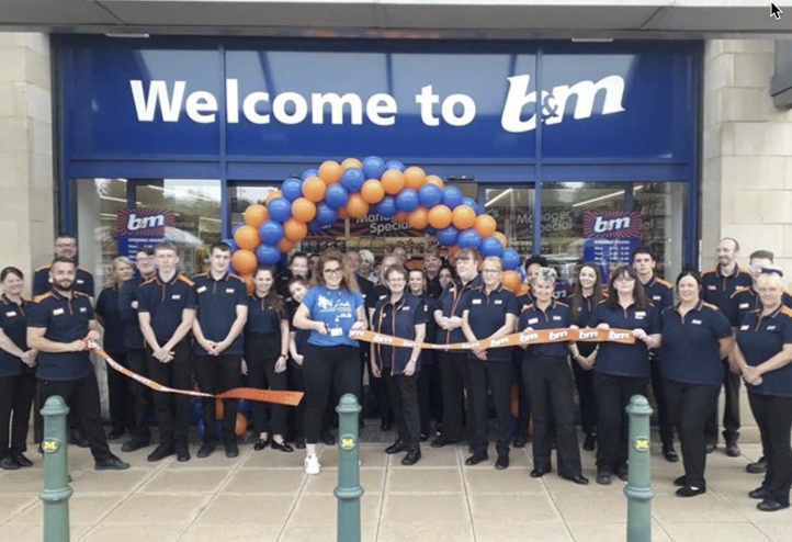 B&M opens six stores in three weeks