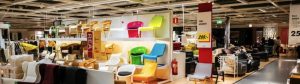 Ikea store inside