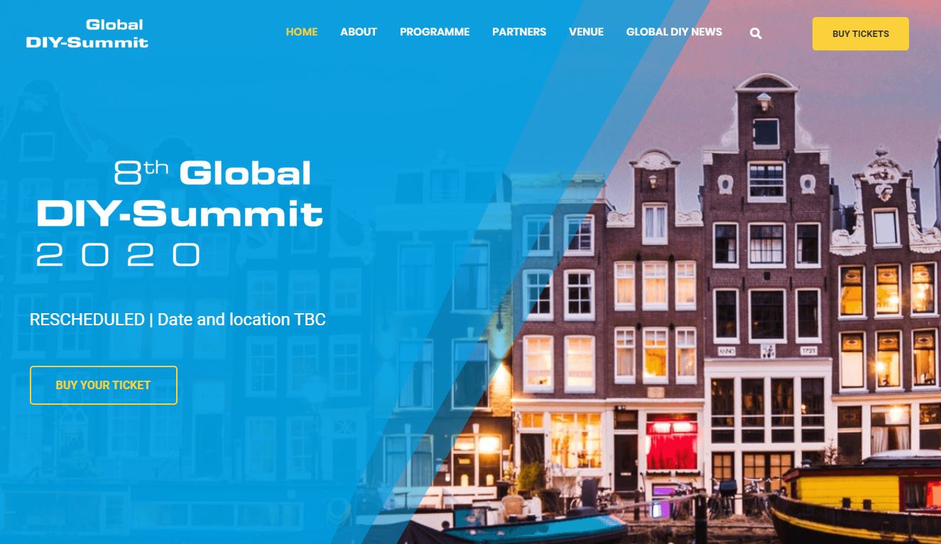 Global DIY Summit rescheduled due to Coronavirus