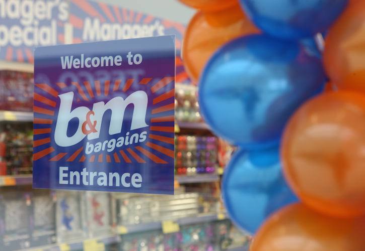 B&M's UK Turnover rises by 12.6% in year to 28th March 2020.