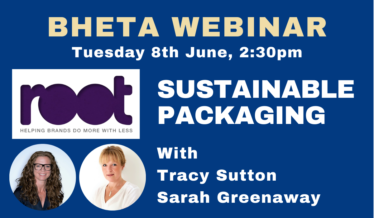BHETA Webinar on sustainable packaging very popular