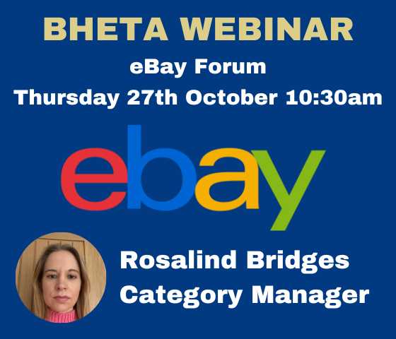 EBay webinar with Rosalind Bridges