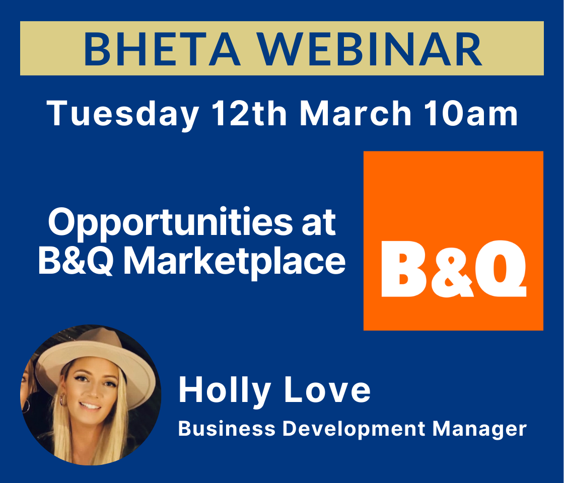 B&Q Marketplace to update on developments at BHETA webinar