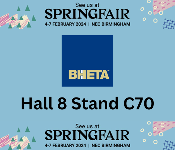 See us at Spring Fair Hall 8 Stand C70