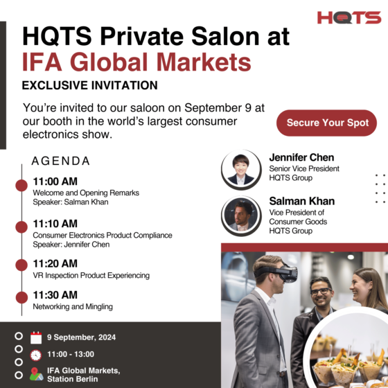 Experience HQTS's VR inspection video at IFA Berlin