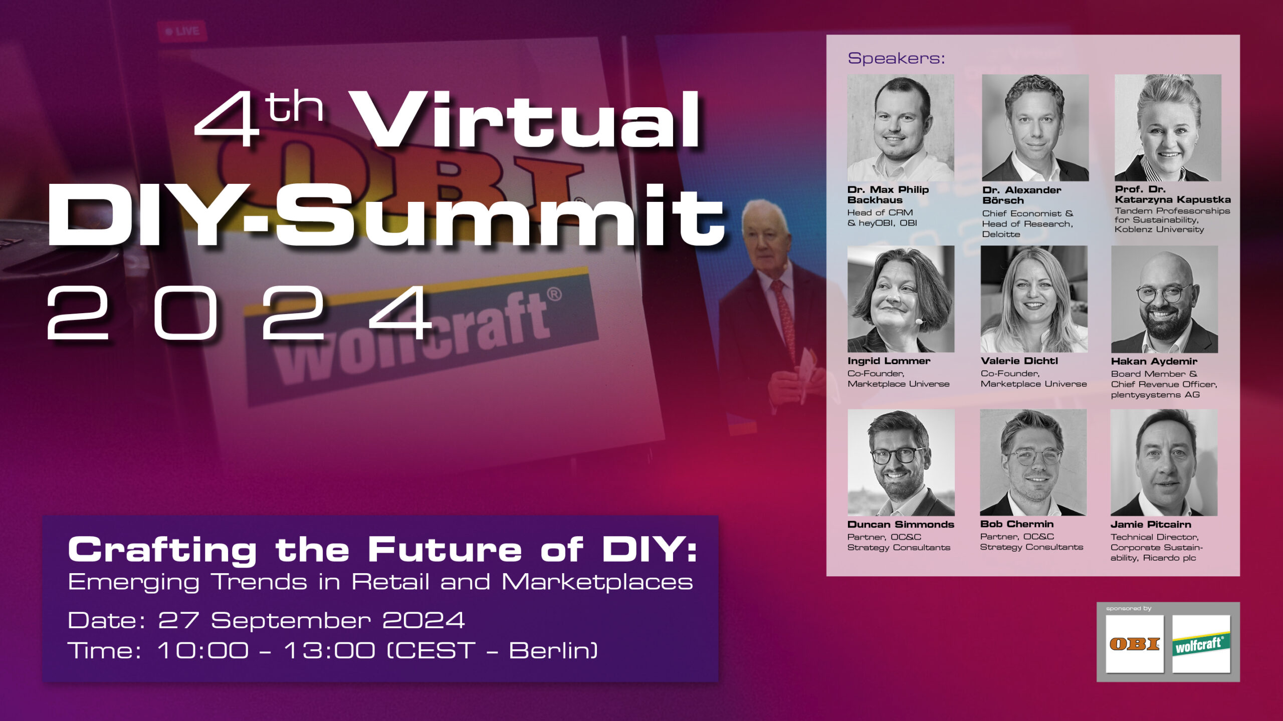 The 4th Virtual Global DIY Summit on 27th September