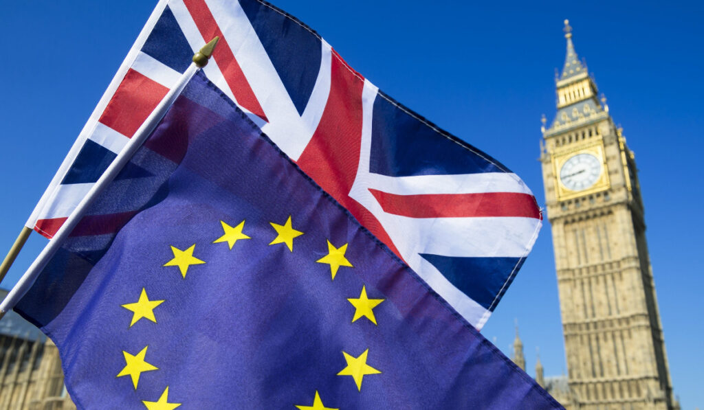 EU & UK Flags