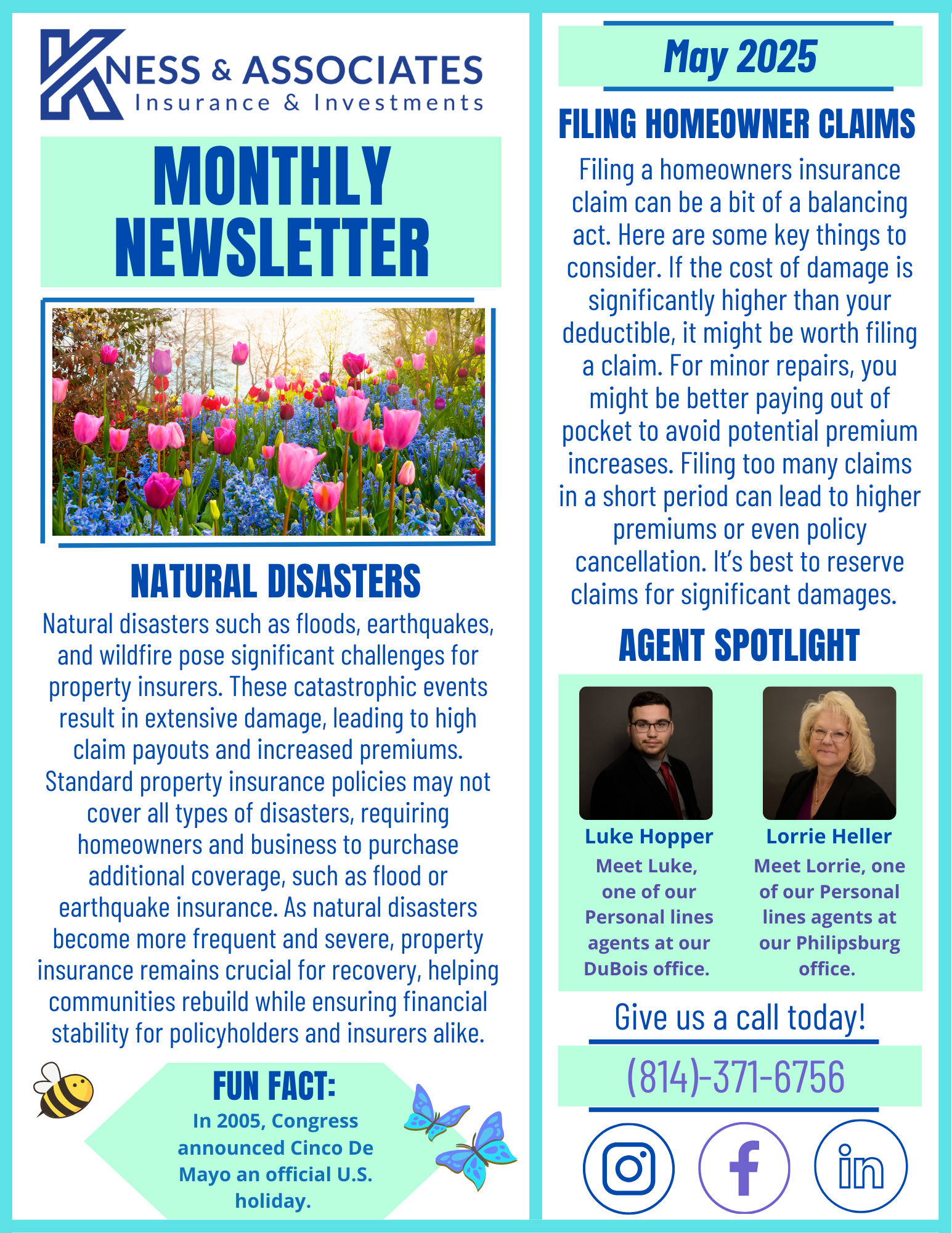 May 2025 Newsletter