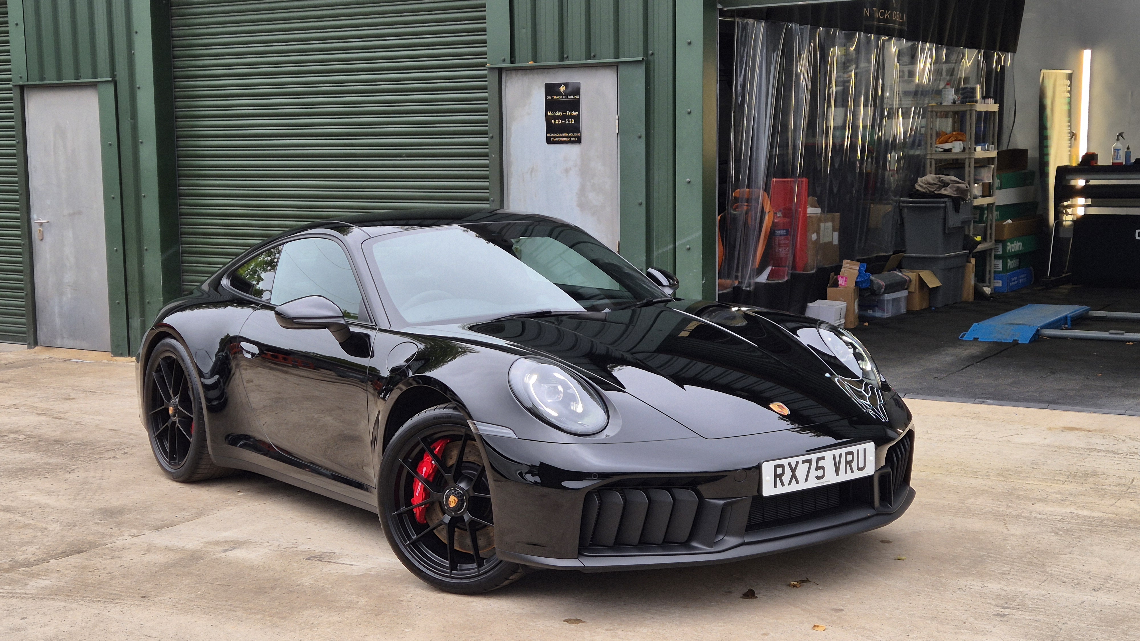Porsche 911 GTS after receiving PPF Paint protection film (PPF) in our Berkshire Studio in Reading, Wokingham 