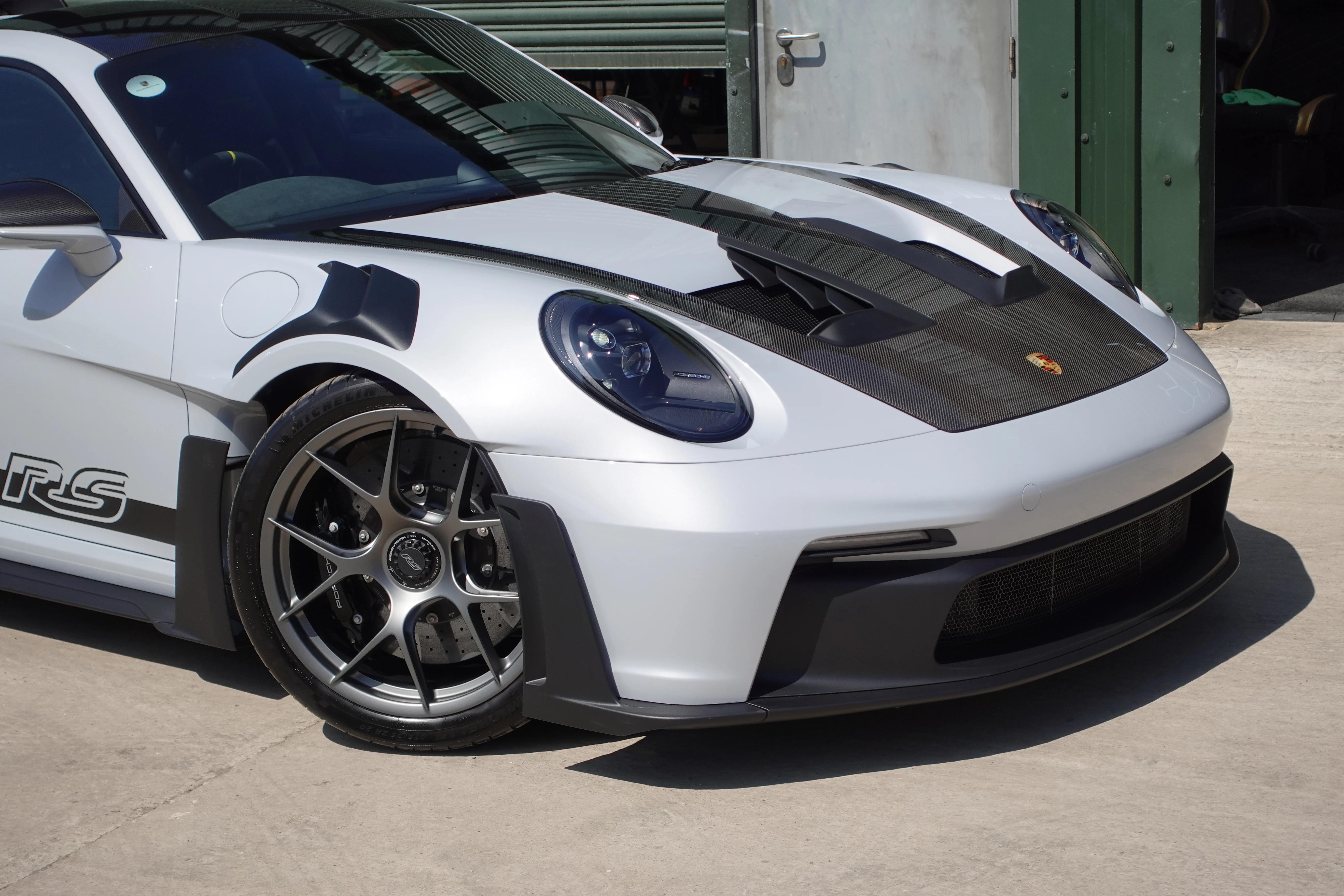 Porsche 911 GT3 RS after paint protection film installation and ceramic coating, PPF, in Reading Berkshire.