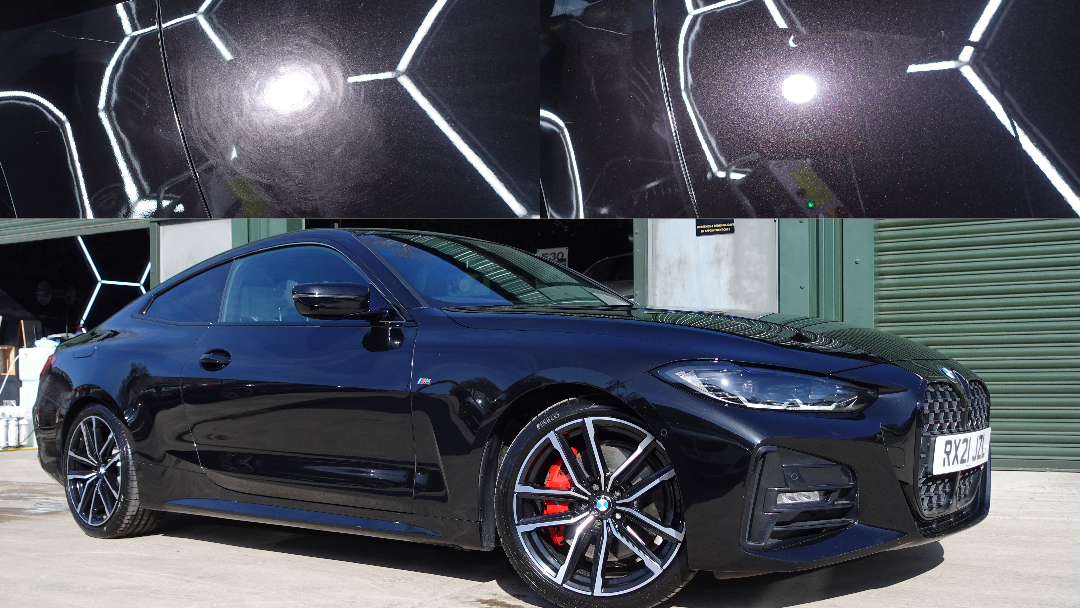BMW 4 Series (430i) - 2 Stage Paint Correction and Ceramic Coating to remove heavy swirl marks and provide a high gloss, easy to maintain finish
