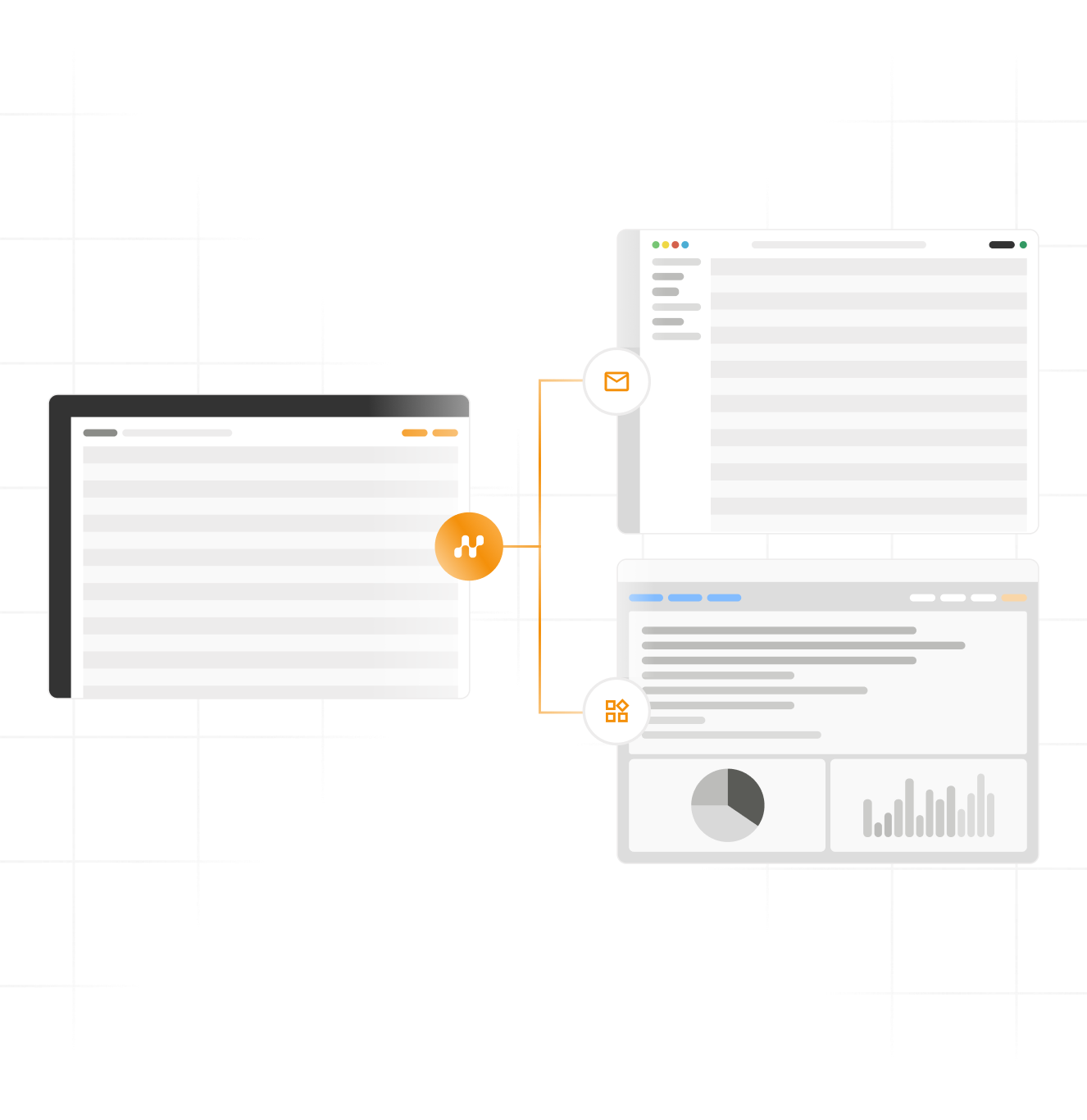 Represent a Nationgraph app spreading the data to your CRM