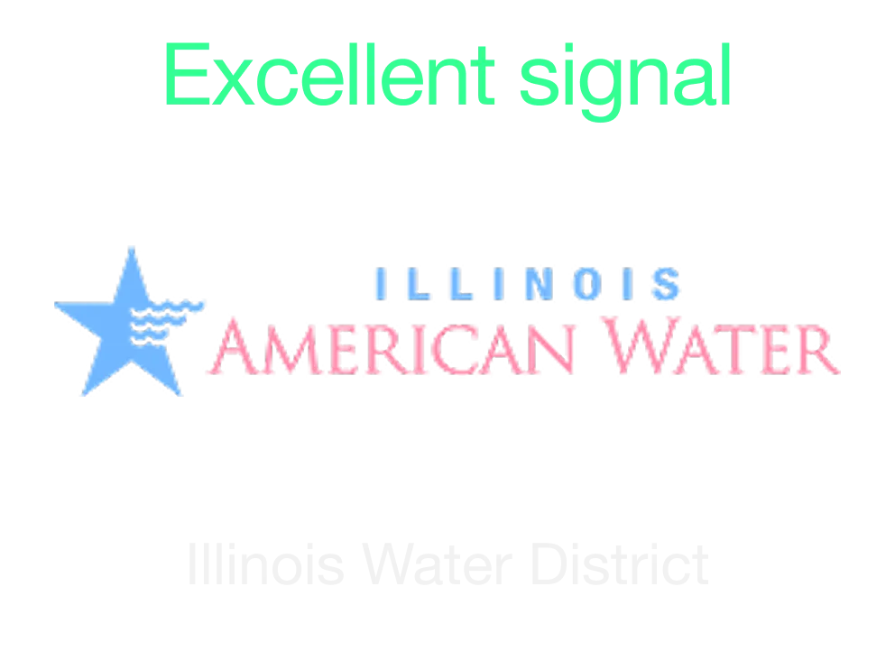 Represent an excellent signal of Illnois water district