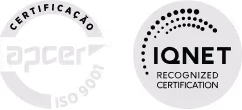 Certificações ISO 9001 da Transmaia pela APCER e IQNET