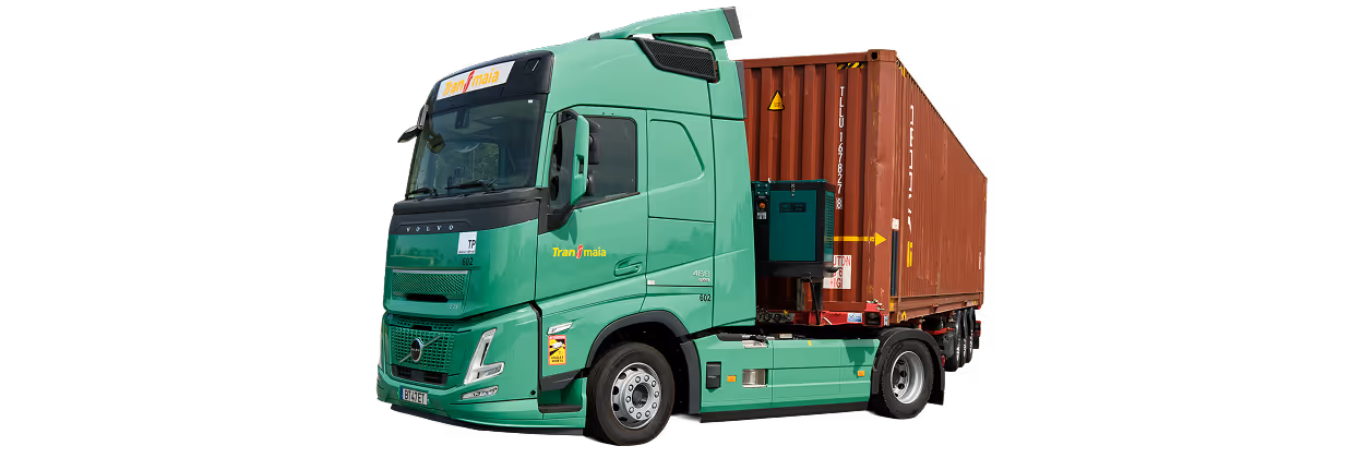 Transporte de contentores marítimos