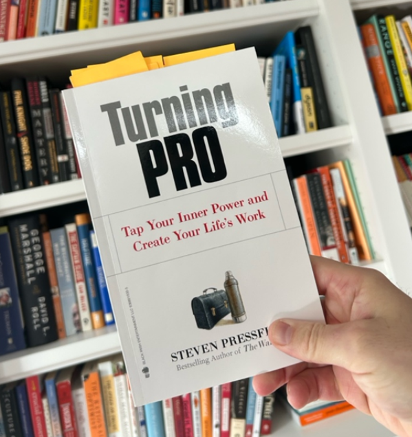 Book "Turning Pro" by Steven Pressfield