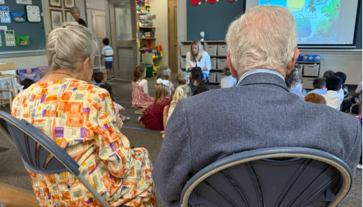 GREAT grandparents attending grandparents day with my daughter