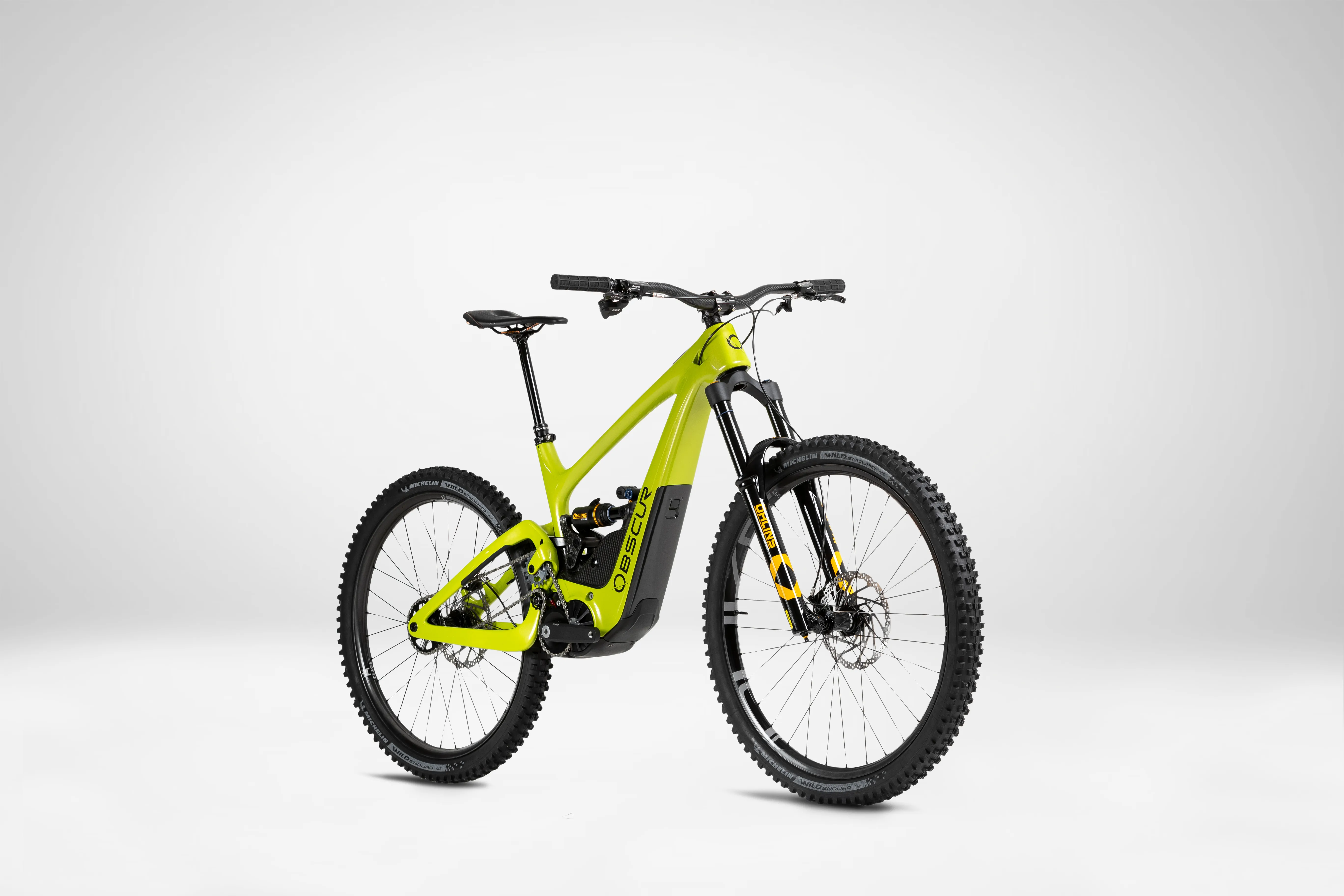 Obscur ENYX all-mountain e-MTB with the Intradrive GD8 gearbox powertrain