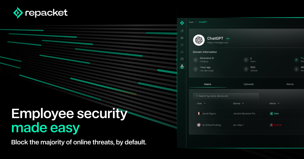 Repacket AI Native Secure Web Gateway logo