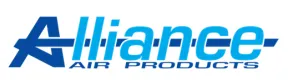 Alliance Air Products logo featuring a blue design and modern typography.
