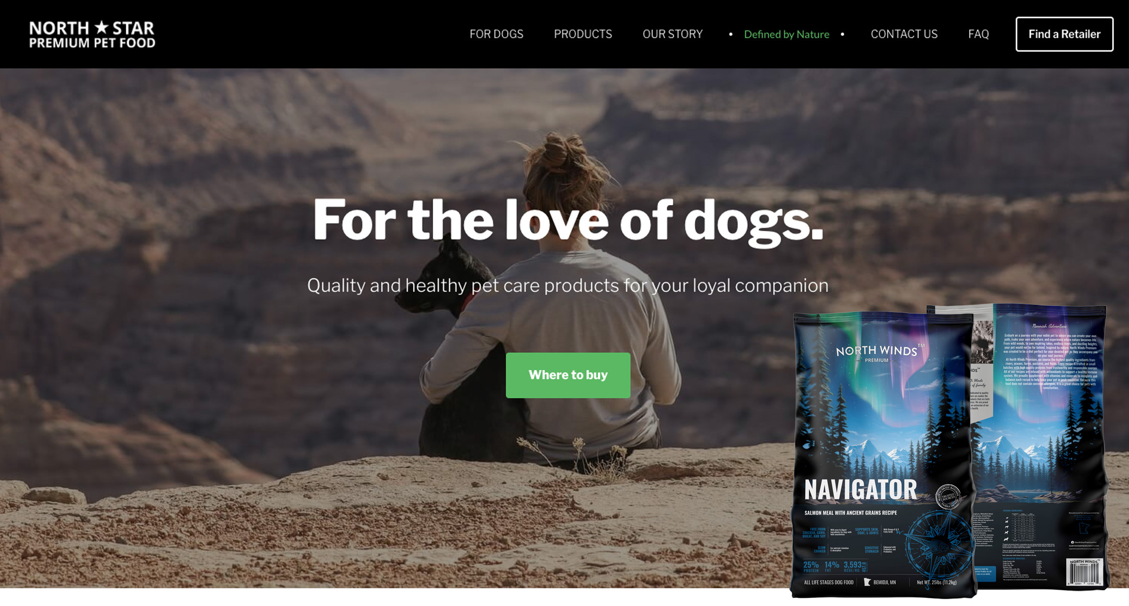 North Winds Premium Pet Food Full Service
