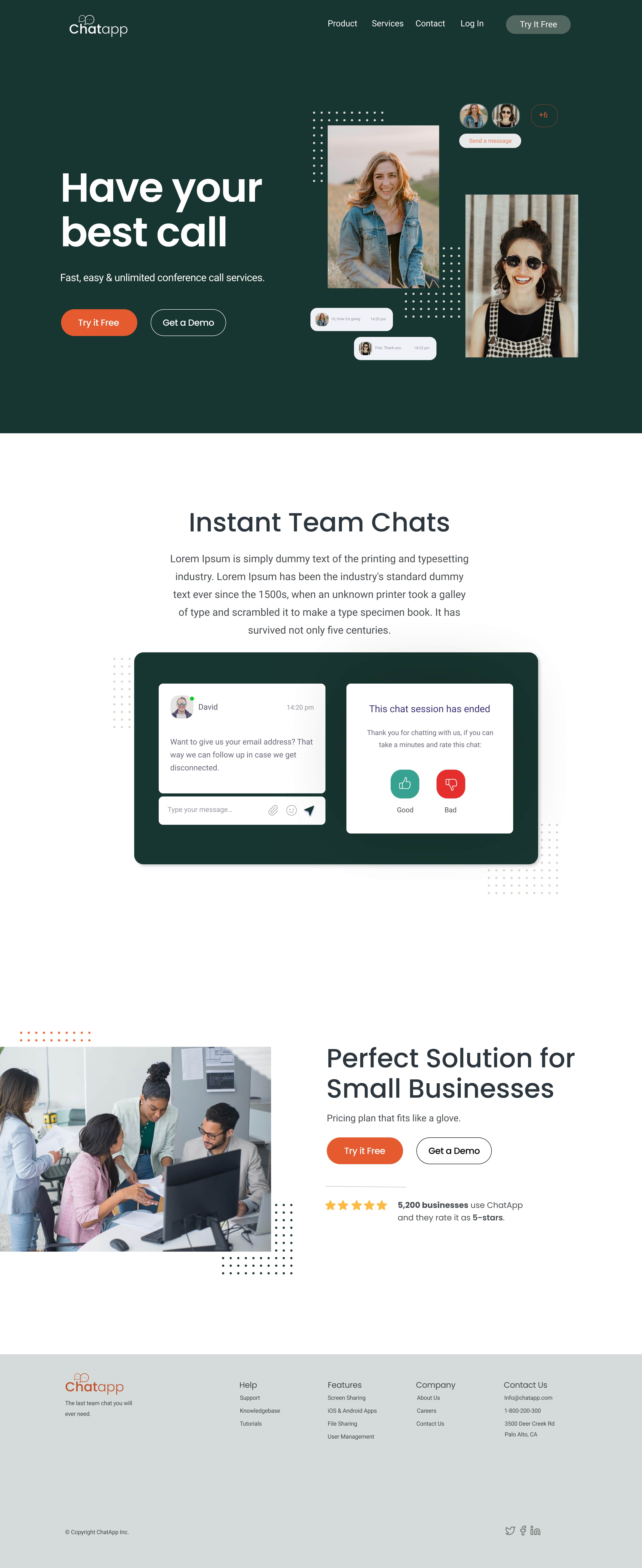 A screenshot of web page
