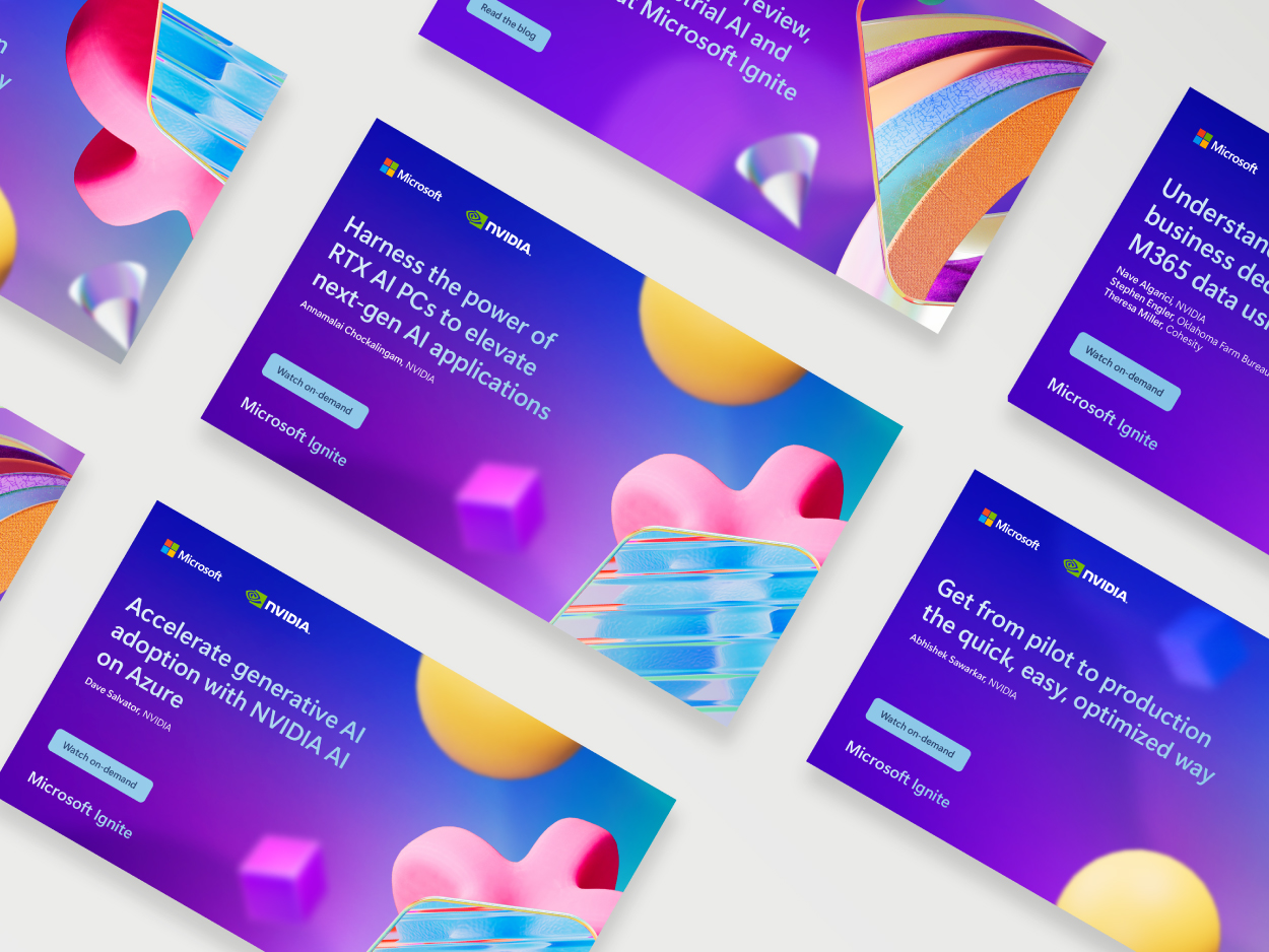 Microsoft x NVIDIA | Event marketing support