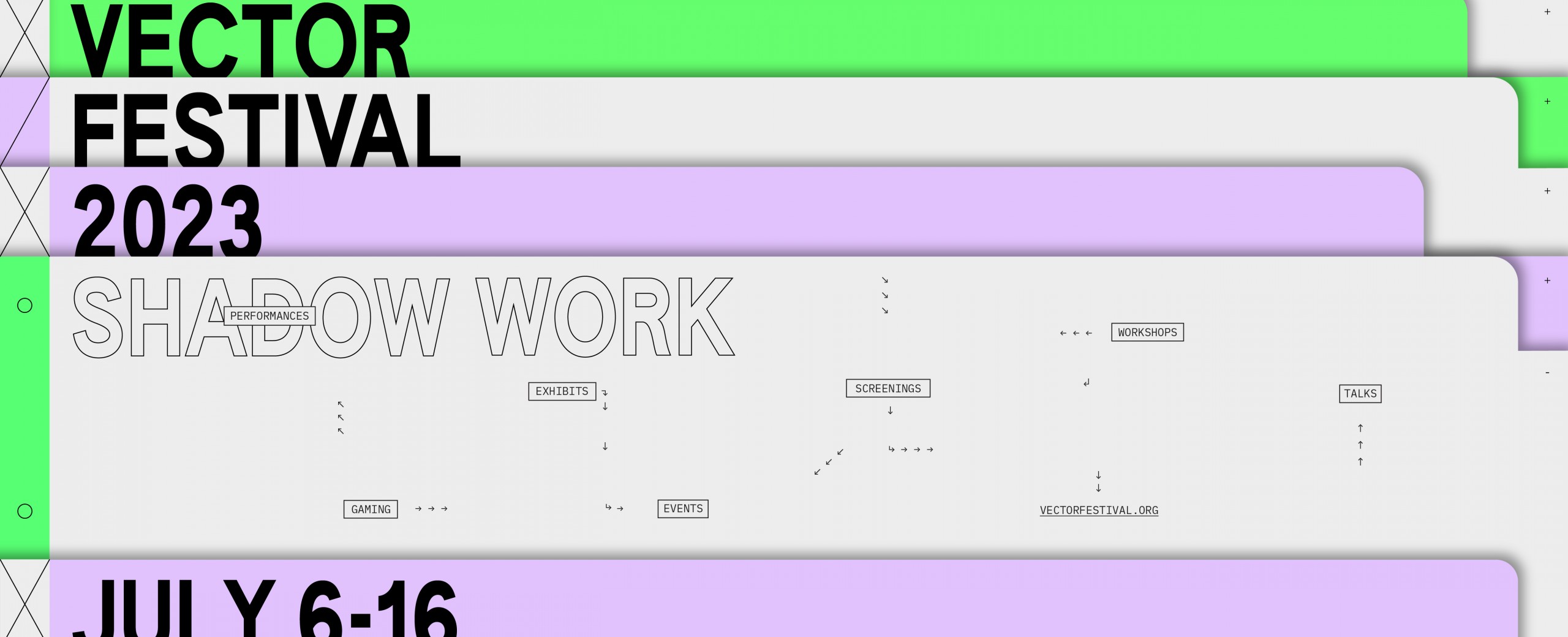 Vector Festival 2023: shadow work | Program Highlights