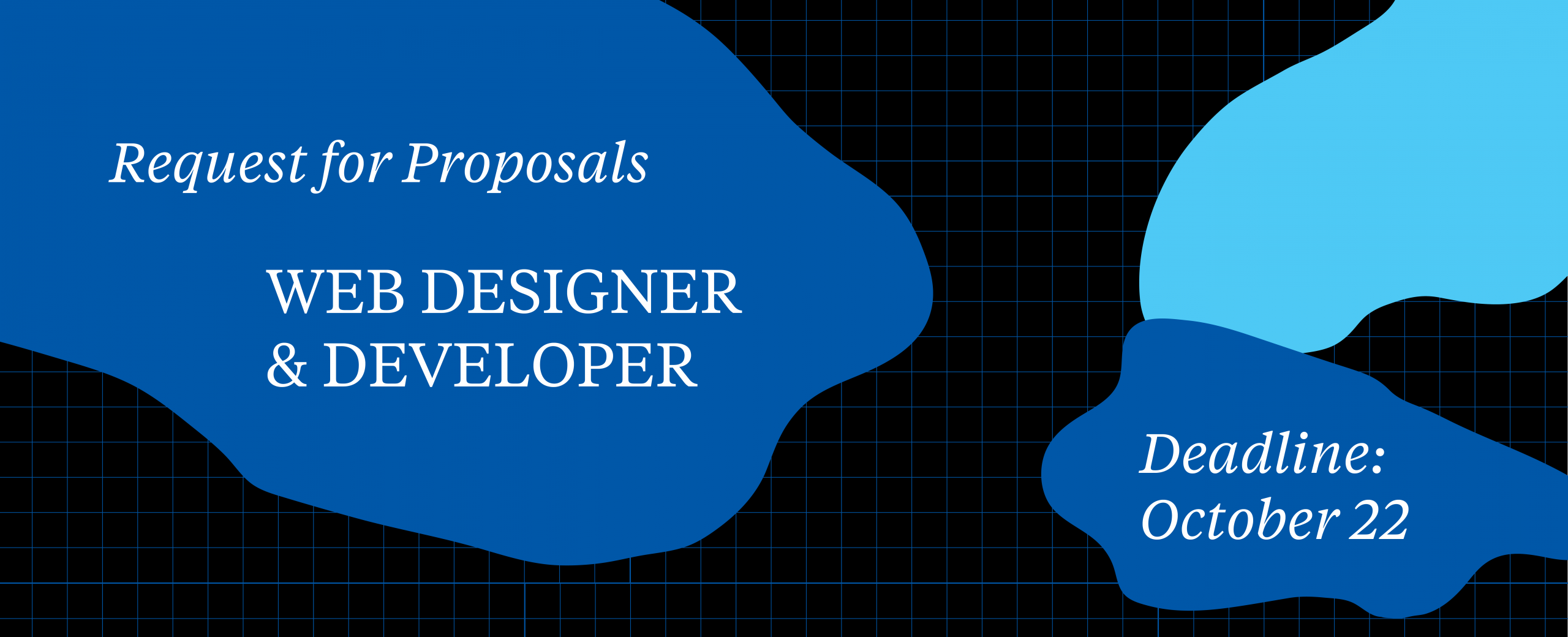 Request for Proposals: Design & web development of an online exhibition