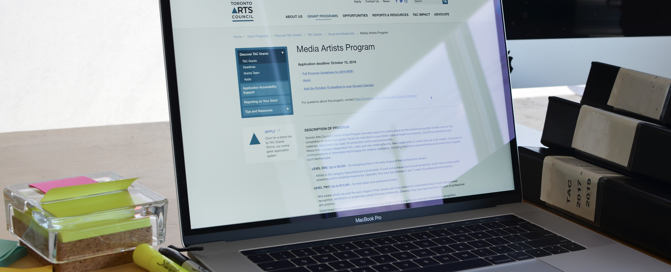 TAC New Media Grant Writing Workshop