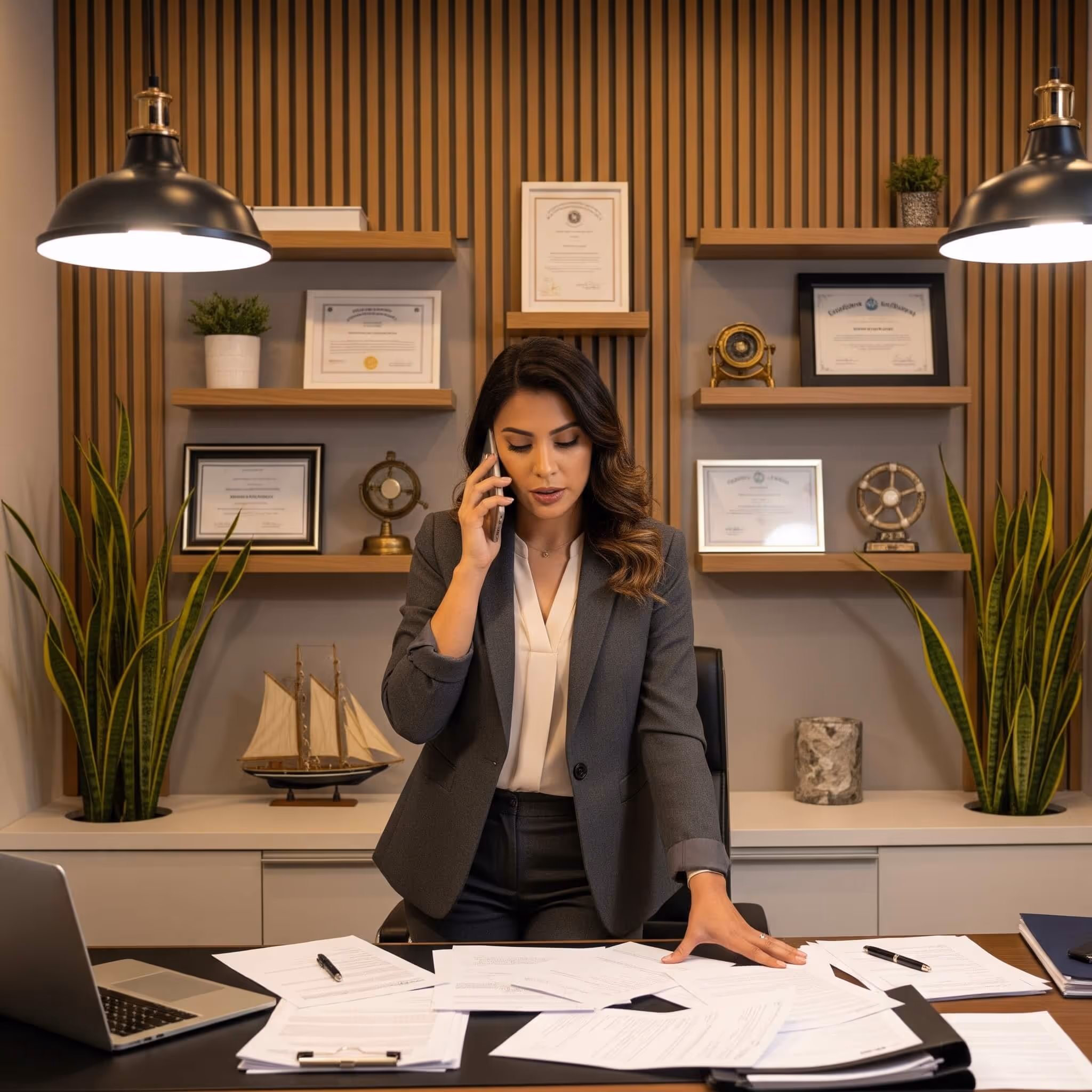 Virtual assistant conducting legal services and doing document preparation.