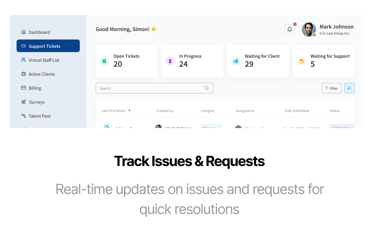 Track Issues & Requests