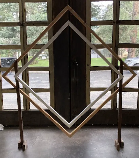 Tri-diamond backdrop