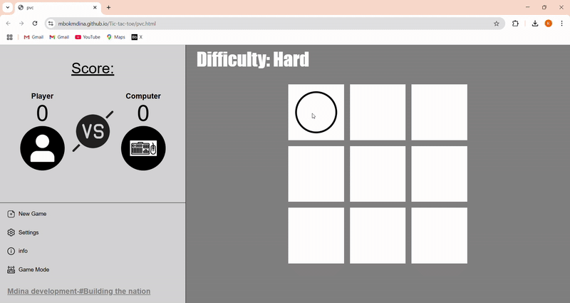 tic tac toe project gif