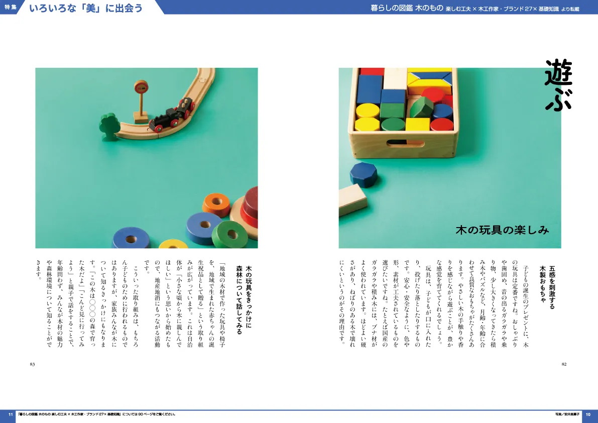 暮らしの図鑑 木のもの 楽しむ工夫×木工作家・ブランド27×基礎知識