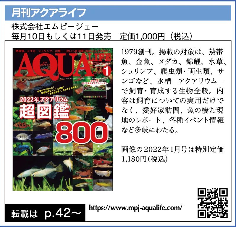 月刊アクアライフ