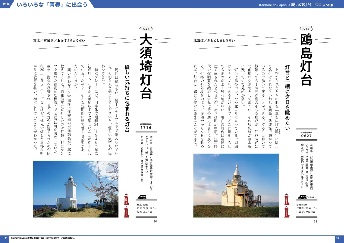 KanKanTrip Japan 9 愛しの灯台100