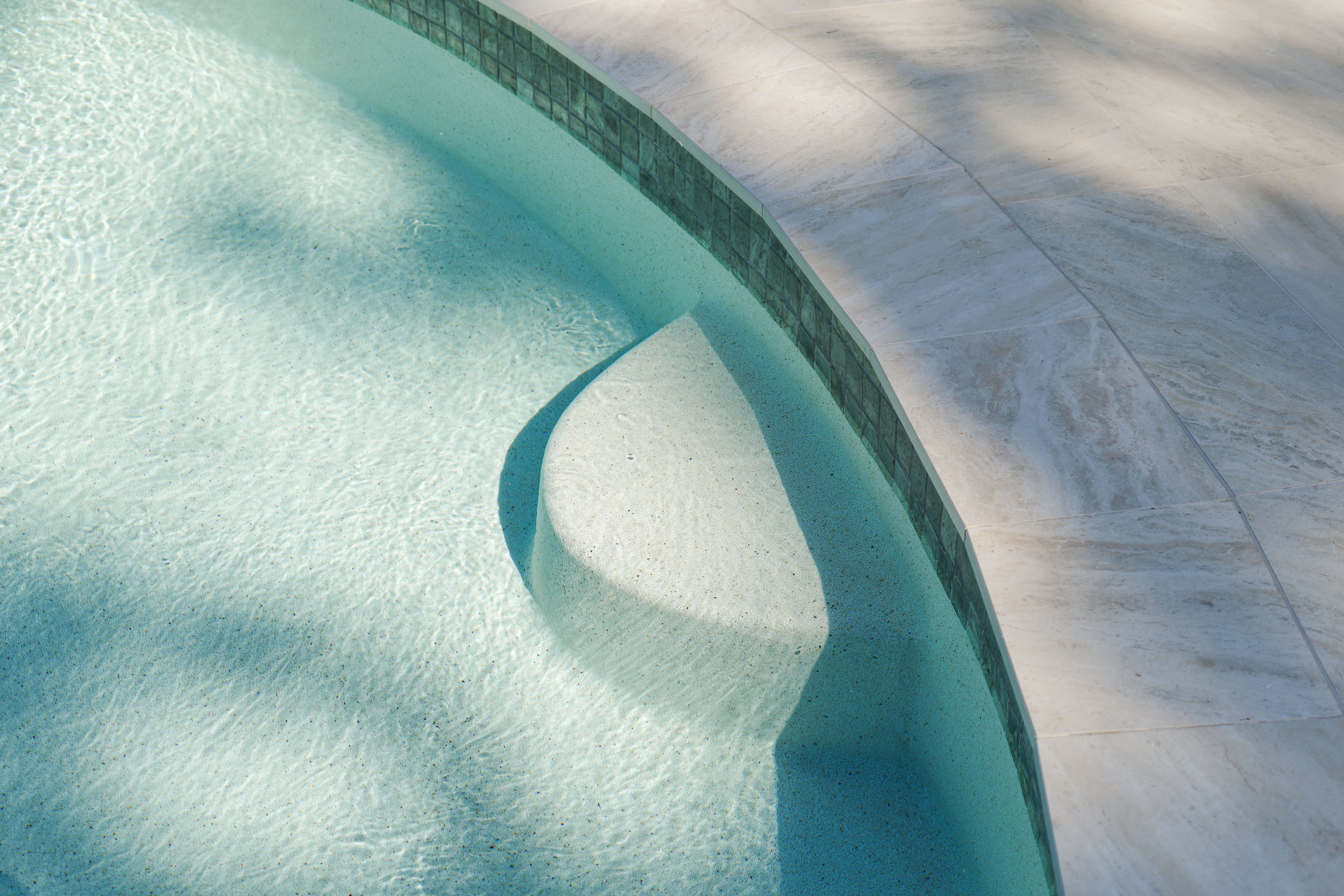 Capturing short-form video content for pool designers as part of our video marketing services.
