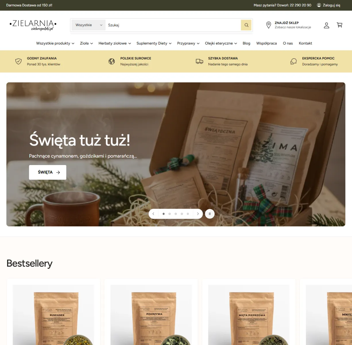 Zielarz Polski Nowy Szablon Agencja Obfitość