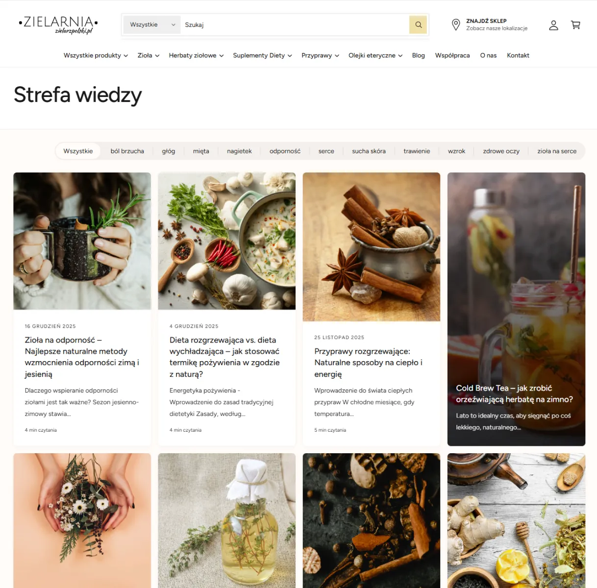 Zielarz Polski Nowy Szablon Agencja Obfitość