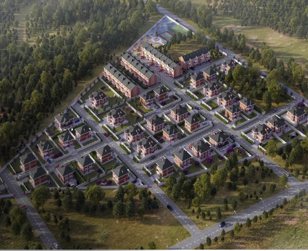 Map of the village Emerald Village