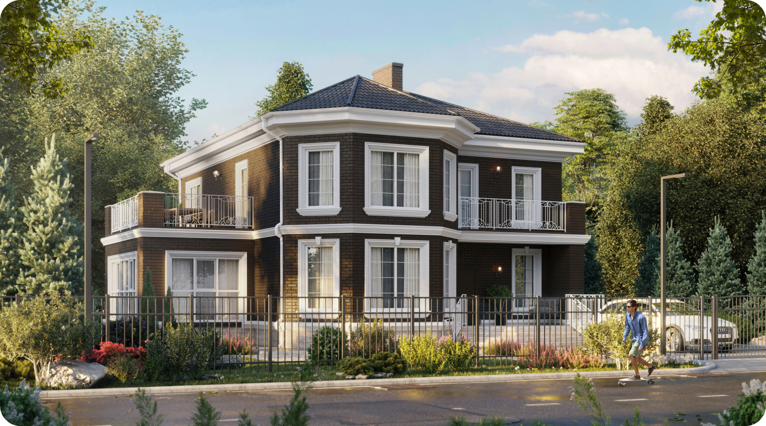 Houses in Zimnyaya Gorka