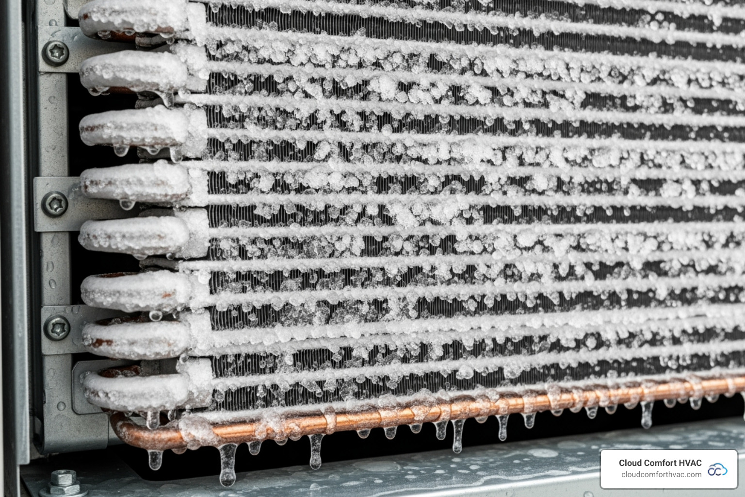 AC unit with ice buildup on coils - ac repair torrance ca
