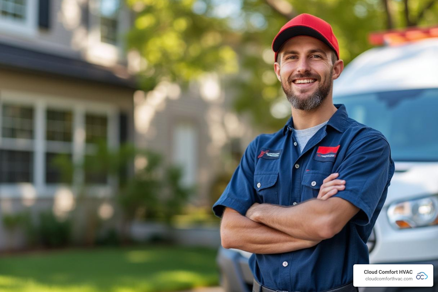 friendly HVAC technician with a company van - heating repair contractor torrance ca friendly HVAC technician with a company van - heating repair contractor torrance ca