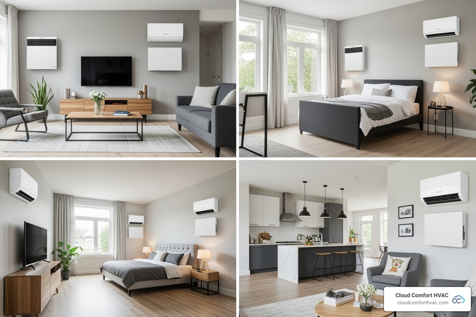 multi-zone ductless system with indoor units in various rooms - best ductless heating installation redondo beach ca multi-zone ductless system with indoor units in various rooms - best ductless heating installation redondo beach ca